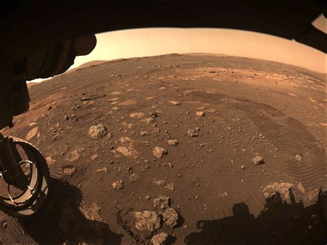 Perseverance Hazcam First Drive – NASA Mars Exploration