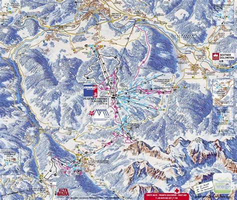 Kronplatz - Ski Resorts Italy - ski map - Ski Resorts Italy - slopes ...