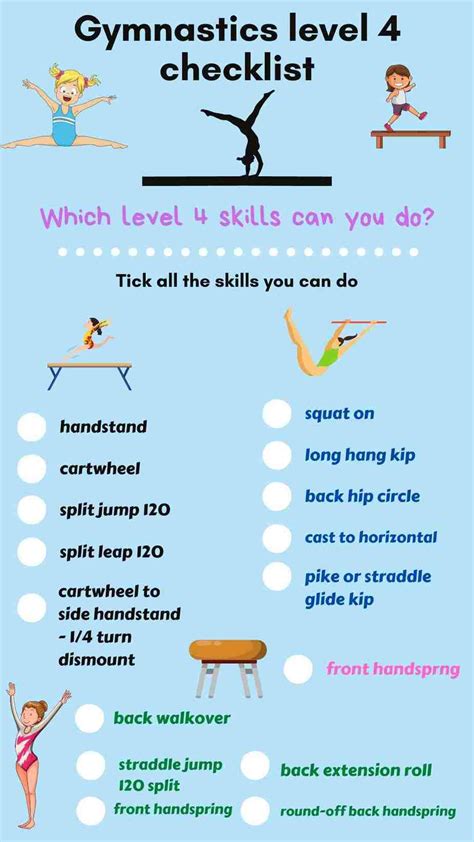 Level 4 Gymnastics Requirements & Skills | 2023 - Jusifying Fun ...