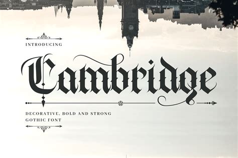 Cambridge Font by naulicrea · Creative Fabrica