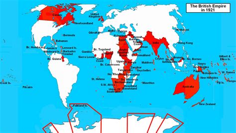 the British Empire map | المرسال