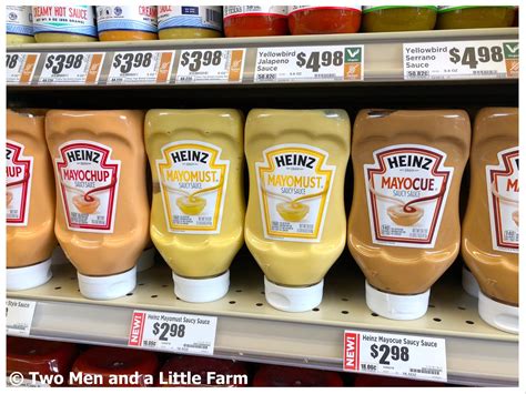 Two Men and a Little Farm: HEINZ NEW MAYO HYBRID OFFERINGS