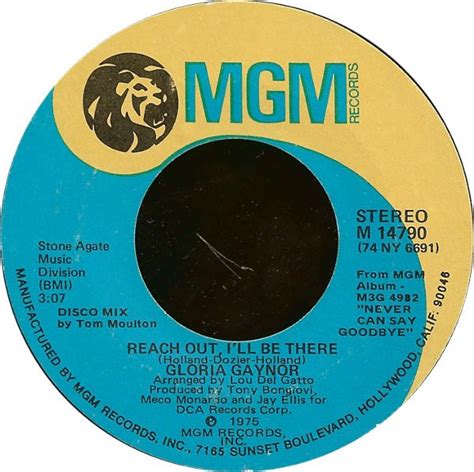 Gloria Gaynor - Reach Out, I'll Be There | Releases | Discogs