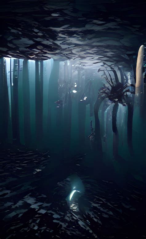 thalassophobia ai art. as someone with a fear of drowning i found a lot ...