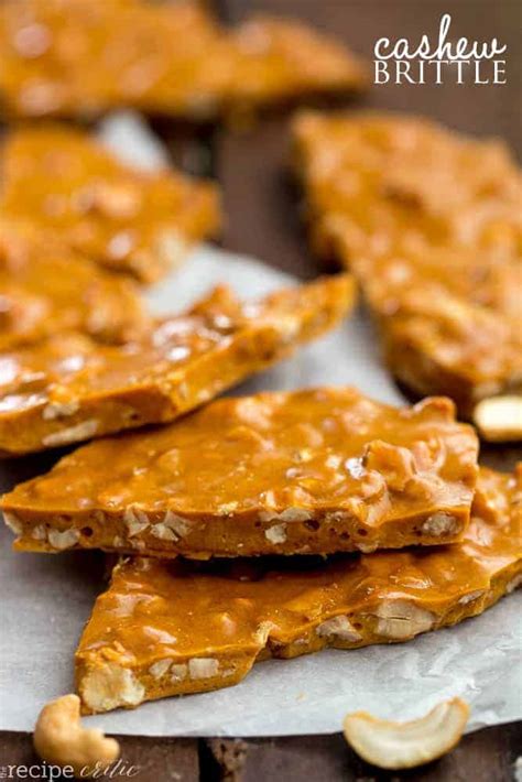 Easy Microwave Cashew Brittle | The Recipe Critic