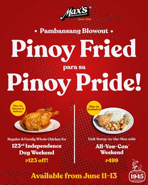 Max’s Pambansang Blowout, Pinoy Fried Para sa Pinoy Pride – The Hungry Chef