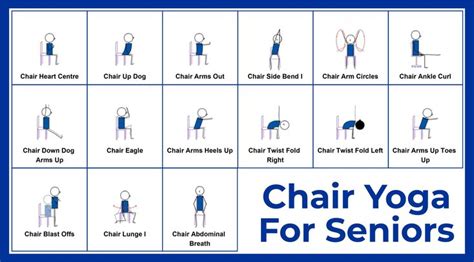 Printable Senior Chair Exercises | Yoga for Seniors