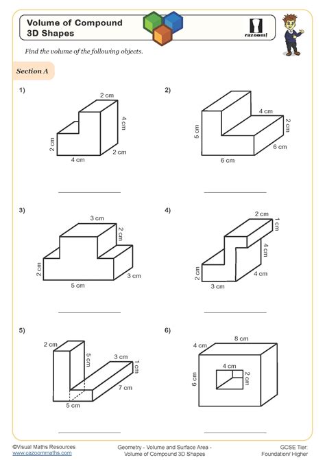 5th Grade Volume Worksheets - Worksheets Library