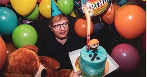 Ed Sheeran his 28th birthday with a celebration See pics | Ed sheeran, 28th birthday, Birthday