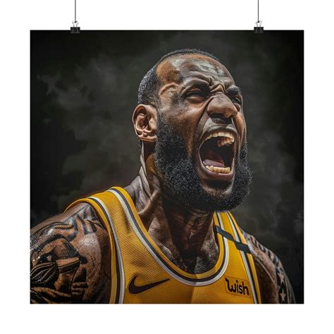 Lebron James Poster - Etsy