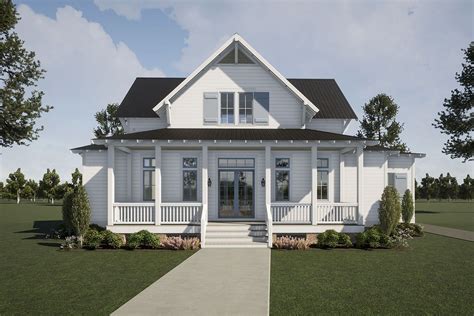 Plan 130055LLS: Exclusive Country Cottage Plan with Screened Porch and Bunk Room | Cottage plan ...