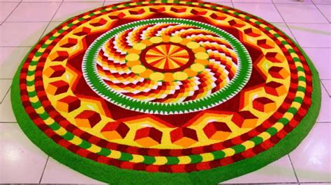 Onam Pookalam Designs Photos And Simple Onam Pookalam Designs Outline - Kerala9.com