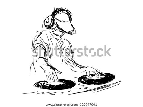 298 Disc Jockey Sketch Images, Stock Photos & Vectors | Shutterstock