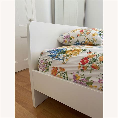 IKEA Full White Bed - AptDeco