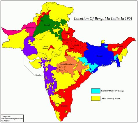 Pakistan Geotagging: Partitions Of Bengal in 1905 and 1947