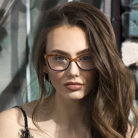 Dual Colored Tortoiseshell Cat Eye Women's Reading Glasses R-723