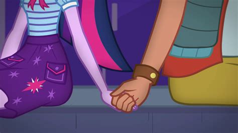 Image - Twilight Sparkle and Timber Spruce holding hands EGDS7.png | My Little Pony Friendship ...