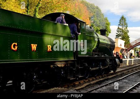 GWR 2800 class steam locomotive No 2807 on the Gloucestershire Warwickshire Steam Railway ...