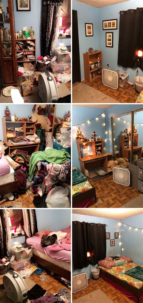 28 Bedroom Photos Of People Who Suffer From Depression Before And After ...