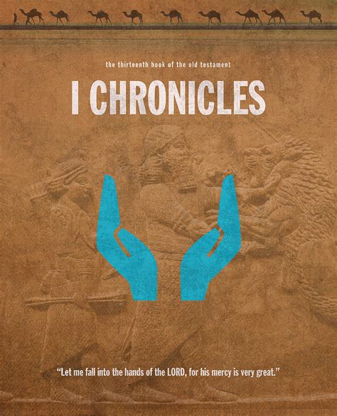 First Chronicles Books Of The Bible Series Old Testament Minimal Poster ...