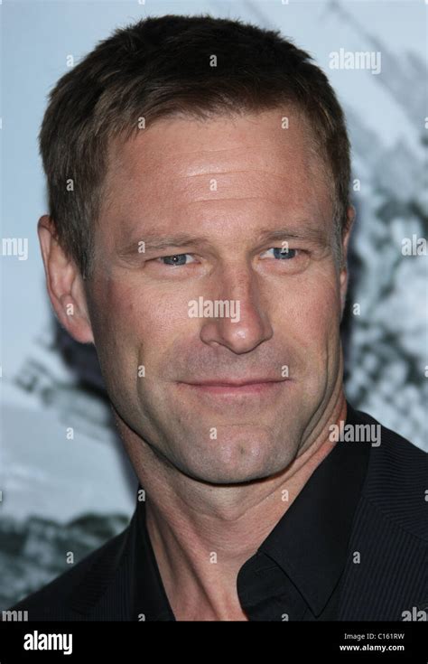 AARON ECKHART BATTLE: LOS ANGELES FILM PREMIERE. COLUMBIA PICTURES LOS ...