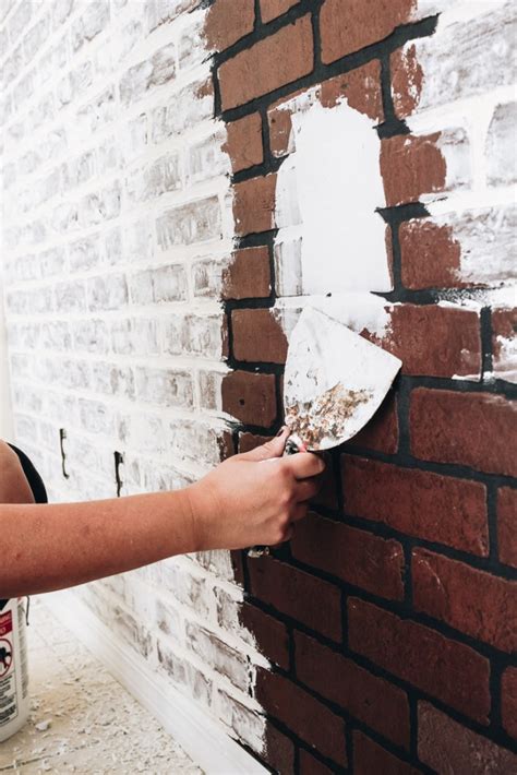 How To: DIY Faux Brick Wall - Within the Grove