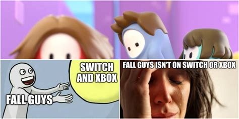 Fall Guys: 10 Hilarious Memes About The Game Dropping On Switch And Xbox