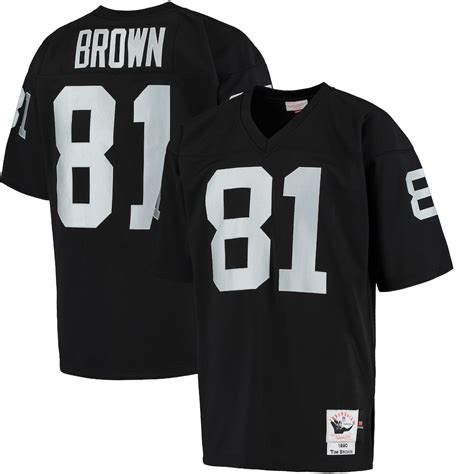 Mitchell & Ness Tim Brown Oakland Raiders Black 1990 Authentic Throwback Jersey