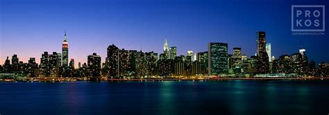 Panoramic Skyline of New York City at Dusk III - Fine Art Photo - PROKOS