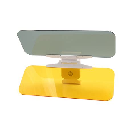 Auto Car Anti-glare Sun Visor Mirror Flip Down 2 in 1 Day Night Vision ...