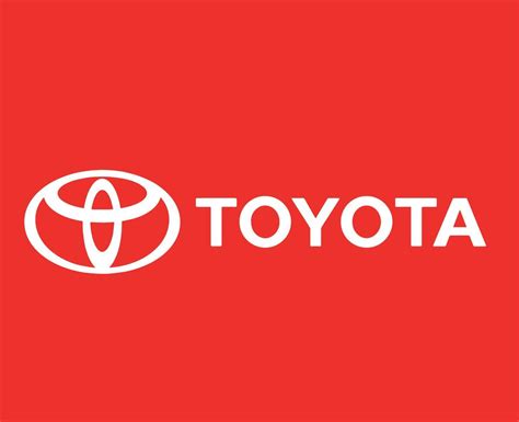 toyota logo marca coche símbolo con nombre blanco diseño Japón ...