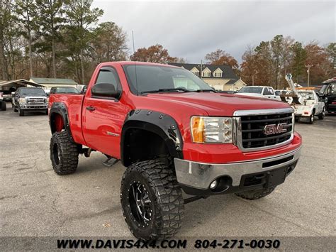 2011 GMC Sierra 1500 4X4 Lifted Silverado Regular Cab Short Bed Low Mileage Pick Up