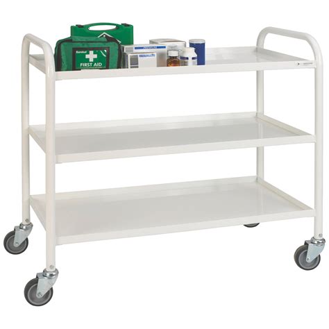 3 Shelf Medical Trolley | First Aid Trolleys