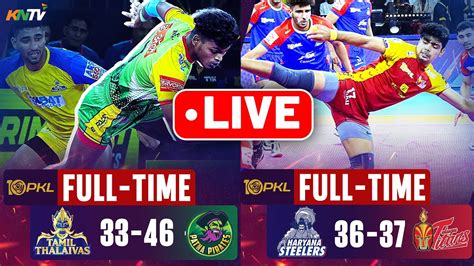 PKL 10 Live match Today | Haryana Steelers Vs Telugu Titans | Rohit Baliyan & Preetam Chhillar ...