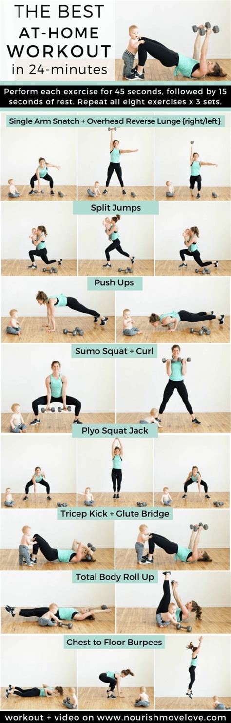 The Best Strength + HIIT Home Workout for Women | Nourish Move Love