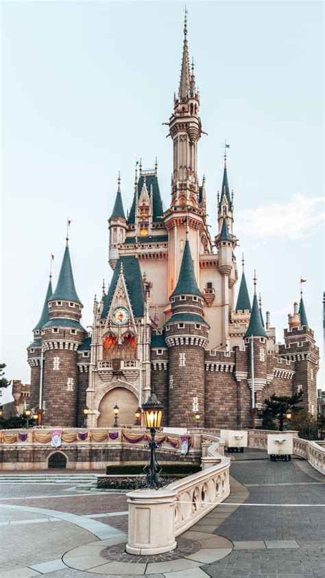 Disneyland Tokyo Castle. | Château de disney, Fond d'ecran pastel, Fond ...