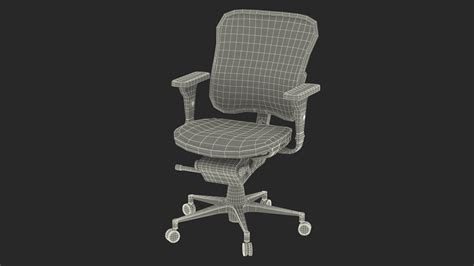 Office Chair with Armrests 3D model - TurboSquid 2155814