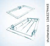 Image of Modern rectangular white hand basin | Freebie.Photography