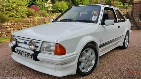 STUNNING 1986 FORD ESCORT RS TURBO CUSTOM S1 FULL HISTORY FILE