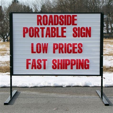 Portable Roadside Sign - Low Prices - Fast Shipping | RS22