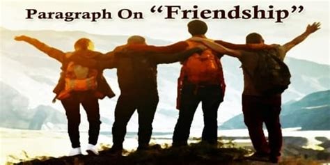 Paragraph On Friendship - Assignment Point