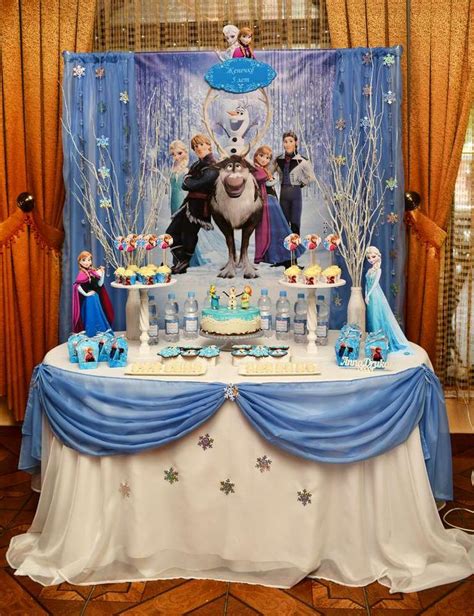 "Frozen" Birthday Party Ideas | Photo 1 of 11 | Frozen birthday party, Frozen birthday party ...