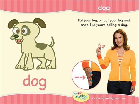 This week's sign - Dog https://www.signingtime.com/blog/2013/03/sign-of ...