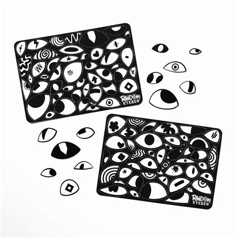 Eye Stickers 2 Versions Over 40 Stickers per Sheet - Etsy