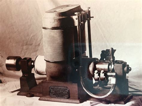 Antique Photo Bipolar Dynamo Electric Motor Old Edison DC Generator ...