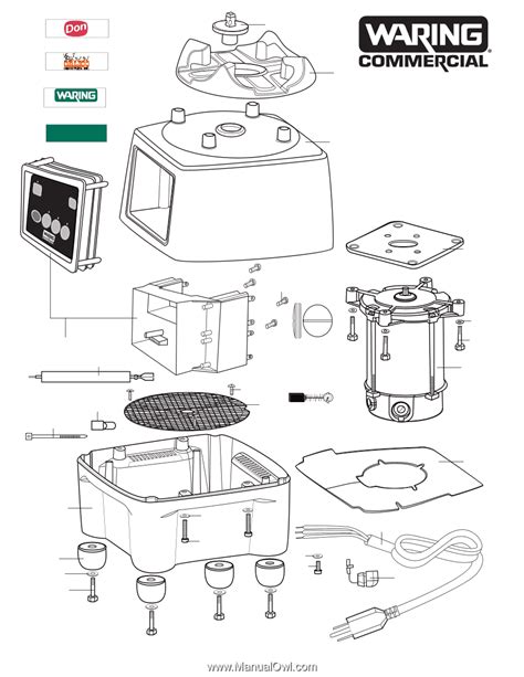 Waring Blender Parts Diagram - Wiring Diagram