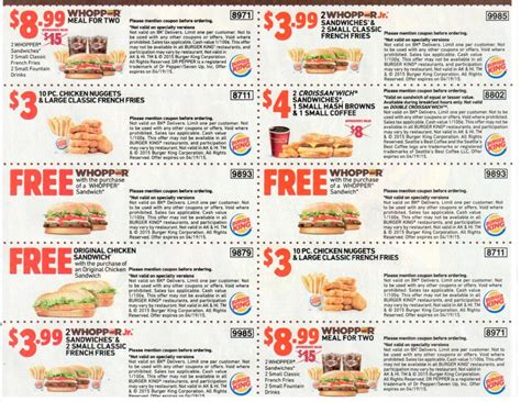 Burger King Free Coupons Printable | Free Printable