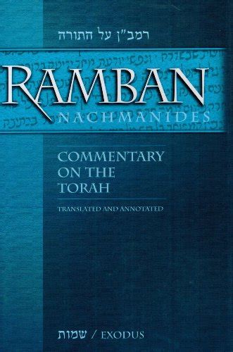 Ramban Nachmanides Commentary Torah by Chavel Charles - AbeBooks