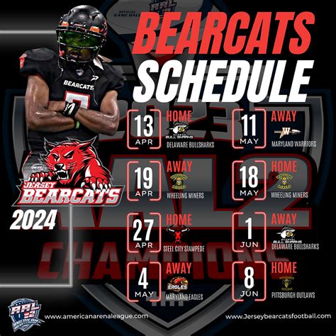 SCHEDULE | JERSEY BEARCATS