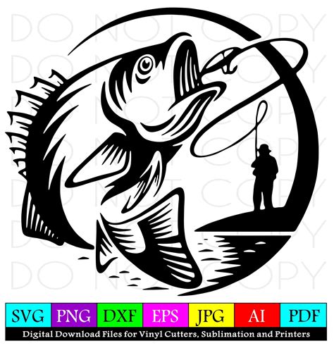 289 Fishing Card Svg SVG PNG EPS DXF File